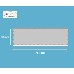 Profilé réglette  adhésif  39 x 75 mm par 100