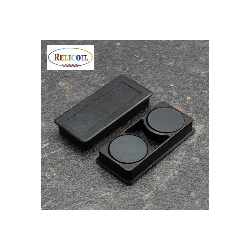 Aimant bloc de bureau en Ferrite NOIR 40x13 ou 50x23 mm PAR 10