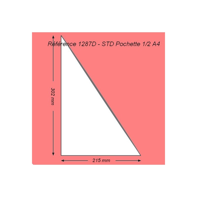 Pochettes coins en plastique A4 pour document A4