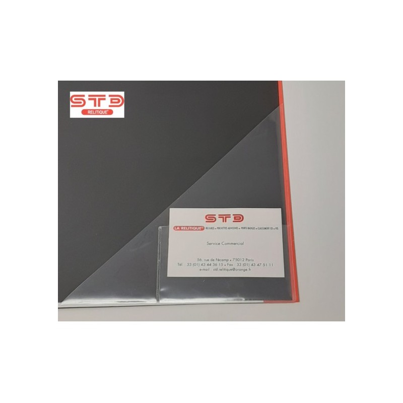 Pochette triangulaire autocollante - CORNERFIX 75 x 75 mm - pochettes  adhésives