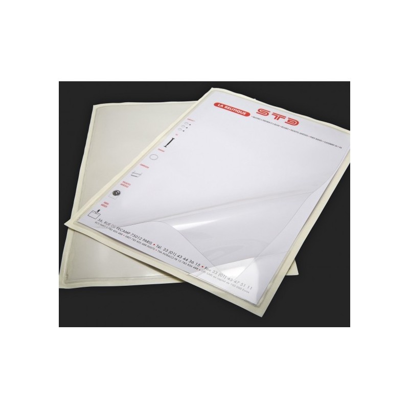 SACHET PLASTIQUE BANDE ADHESIVE 30 MICRONS 50 x 70 mm  par 1000
