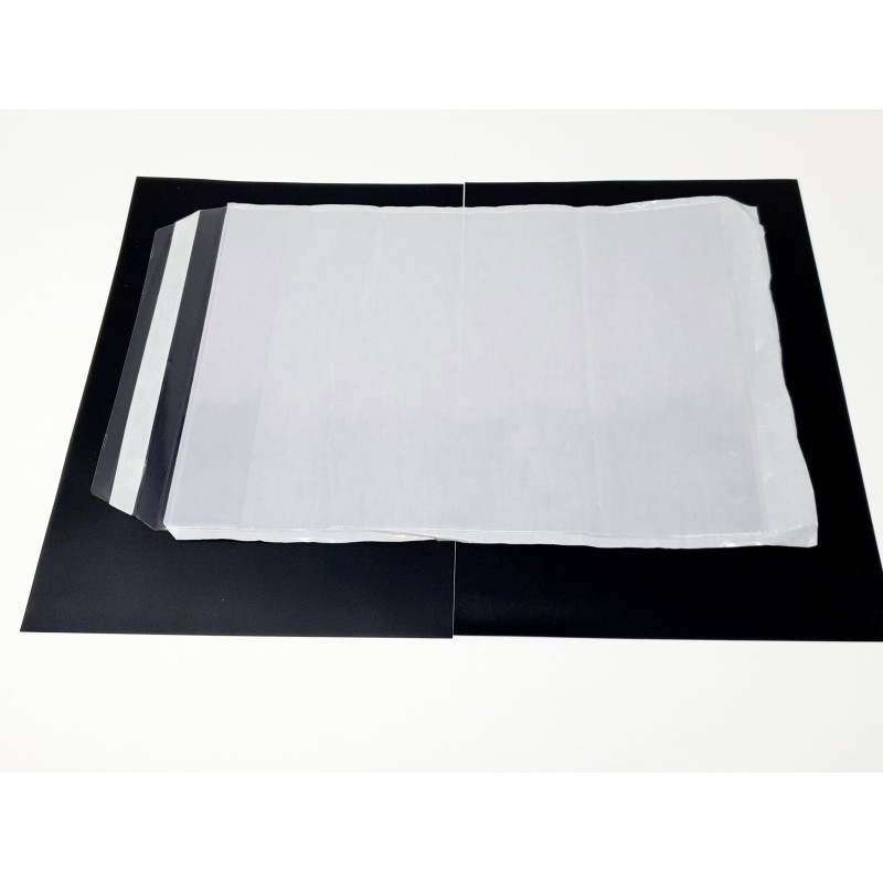 SACHET PLASTIQUE BANDE ADHESIVE 30 MICRONS 70 x 100 mm  par 1000