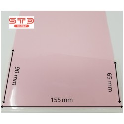 1302 - POCHETTE ADHESIVE TRAPEZE 155 X 90 MM PAR 100