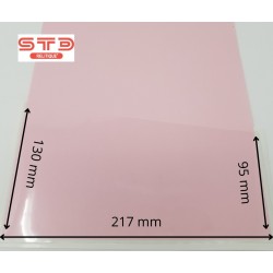 1301 - POCHETTE ADHESIVE TRAPEZE 217 X 130 MM PAR 100