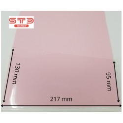 1301 - POCHETTE ADHESIVE TRAPEZE 217 X 130 MM PAR 100