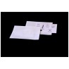 6850 -POCHETTE ADHESIVE CARTE DE VISITE 68 X 92 TROU OBLONG PAR 100