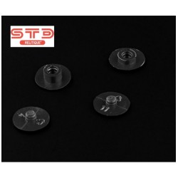 BOUTON PRESSION PLAT 1,5 mm NOIR PAR 1000