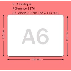 Lot de 1000 Pochette A6 porte-documents adhésives transparente - Pochette  d'Expédition autocollante pour petit colis 165 x 122 mm (A4 plié en 4)  UGPAN1-1000 : : Autres