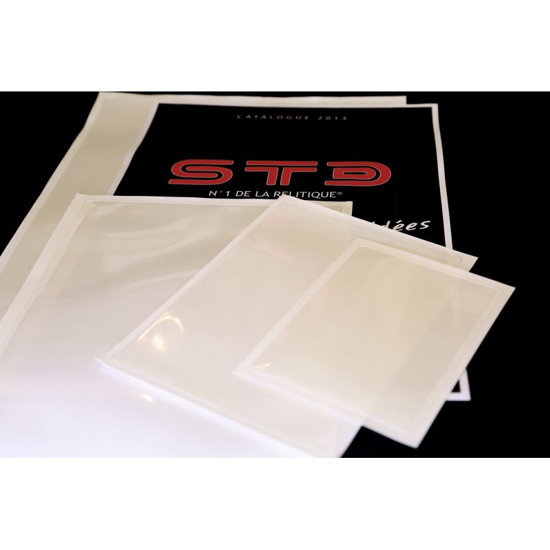 Pochette plastique A4 perforée transparent-40 microns d'épaisseur
