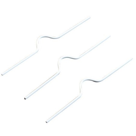 50 Anneaux Métalliques Pour Reliure 2:1 - Ø 15,9 Mm, Blanc, Pour ~130 Feuilles
