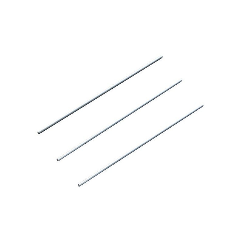 Tige droite pour crochet calendrier peigne métal blanc par 1000