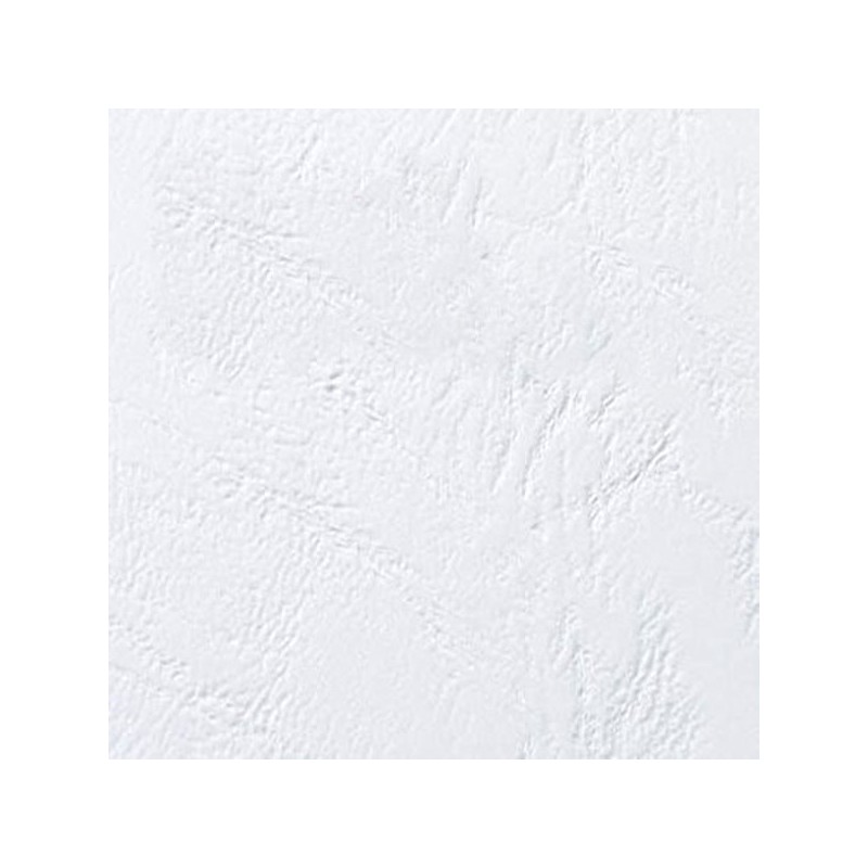 Couverture grain cuir blanc 250G A4/A3