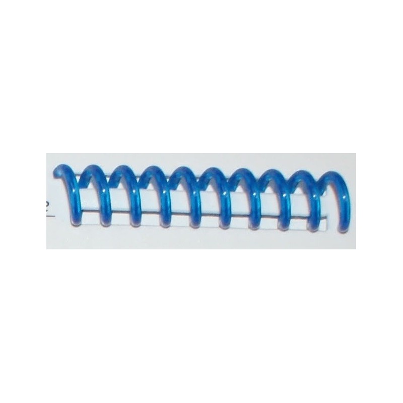 Reliure spirale plastique A 3 bleu tranlucide