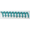 Reliure spirale plastique A 3 turquoise