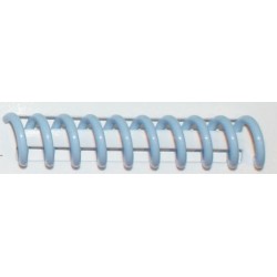 Reliure spirale plastique A 3 bleu pastel