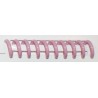 Reliure spirale plastique A 3 rose pastel