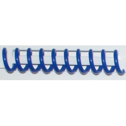 Reliure spirale plastique A4 bleu reflex