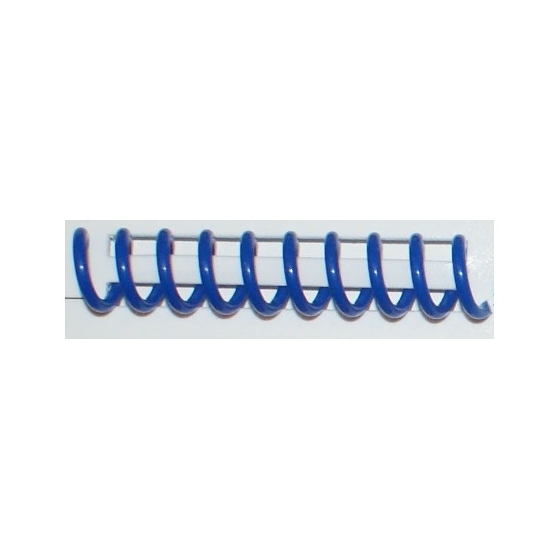 Reliure spirale plastique A4 bleu reflex