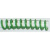 Reliure spirale plastique A4 vert pomme