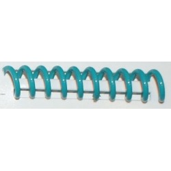 Reliure spirale plastique A 4  turquoise