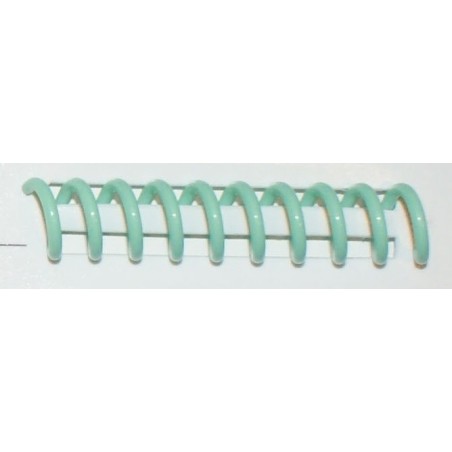 20 Bobines De Reliure Spirale Plastique 10 Mm – Capacité 75 Feuilles, Pas 4:1, Pour Bureau (Noir)