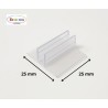 Porte-carte GRIPPEUR 25 x 25mm par 100