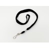 CORDON TOUR DE COU PORTE BADGE LANYARDS NOIR  PAR 100