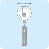 ENROULEUR POUR PORTE BADGE par 100