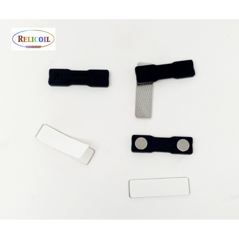 KIT AIMANT POUR PORTE BADGE 45 X 13 MM PAR 10