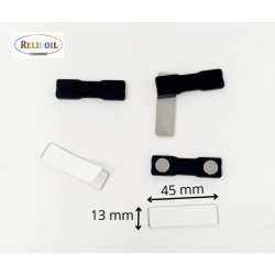 KIT AIMANT POUR PORTE BADGE 45 X 13 MM PAR 10