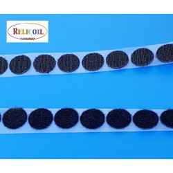 Pastille 19 mm Velcro boîte de 200 pastilles noir
