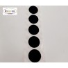 Pastille auto-agrippante  VELCRO 19 mm Noir en rouleau -1120 pastilles