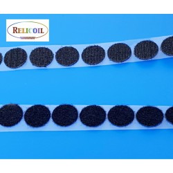 Pastille auto-agrippante 45 mm Noir en rouleau