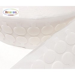 Pastille auto-agrippante ULTRA PLATE  20 mm Blanc en rouleau-1000 pastilles