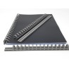 RIGIDO® GRIS - RELIURE A FEUILLETS MOBILE PAR 50