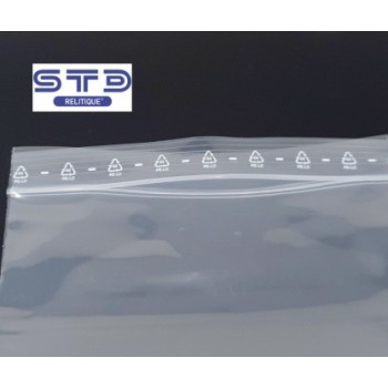 Sachet plastique zip transparent 50 microns