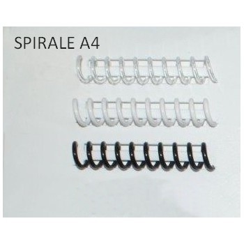 50 Spirales De Reliure Plastique Noir - 10mm, 31cm, Pas 3:1 (pour 75 Pages) - Pour Dossiers, Rapports, Mémoires