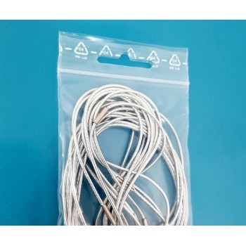 Sachet plastique Trou Euro zip transparent 50 microns