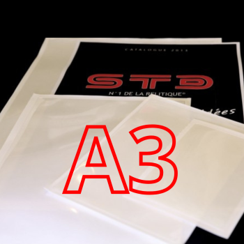 50 Pochettes Adhésives Transparentes Pour Colliers Et Bijoux - 37x42mm, Idéales Pour Présentation Et Rangement
