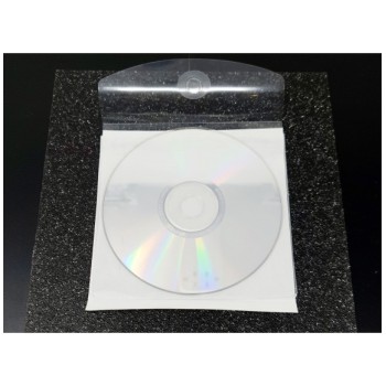 Pochette CD-DVD adhésive