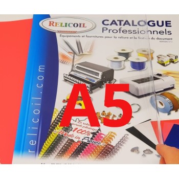 Plat de couverture transparent A5